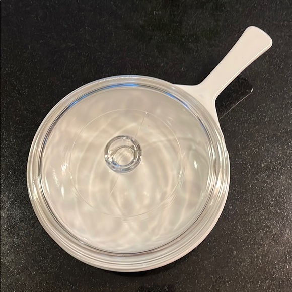 "Cornflower Blue" - 6.5" Menuette Pan/Skillet (P-83-B) with Lid (A-9-C) - Picture 4 of 11